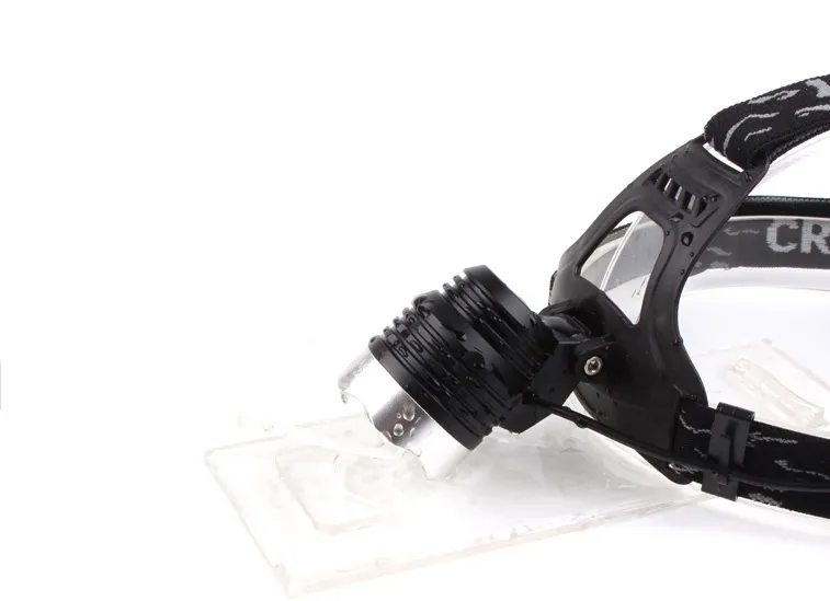 10W High Power Headlamp CREE LED Zoomable 3 Modes Rechargeable 18650 Battery CREE Xml T6 U2 LED Torch Light
