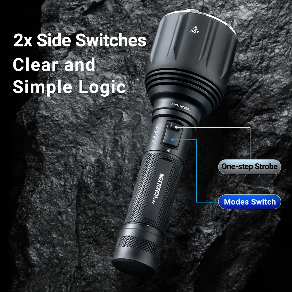 1100 Meter 1200 Lumen Hunting Torch Linternas Nextorch P82 Super Long Distance for Searching for Hunting Weapons