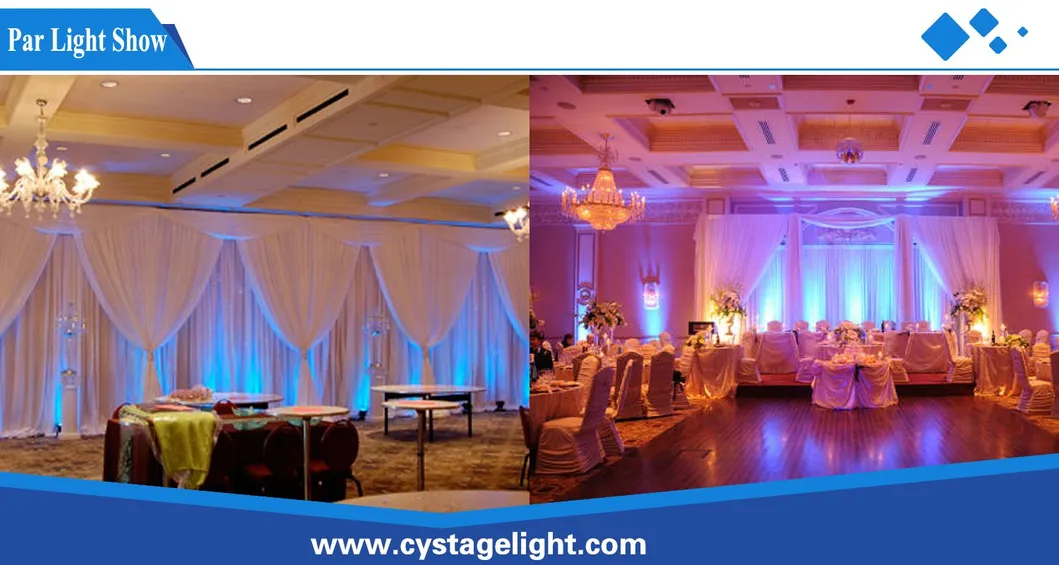 12X12W RGBWA UV 6in1 Outdoor LED PAR Can Light