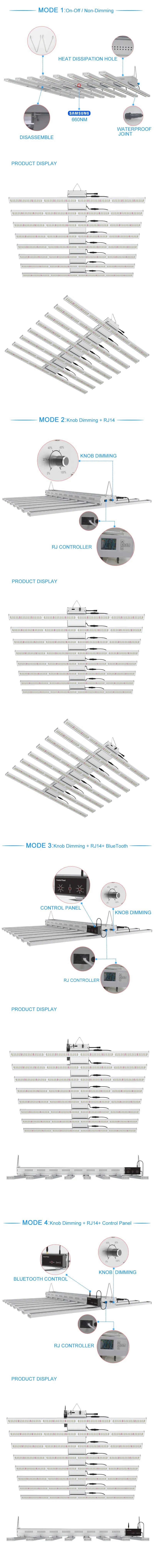 2021 New Design Samsung Lm301b High Ppfd Dimmable COB Full Spectrum 640W LED Grow Light