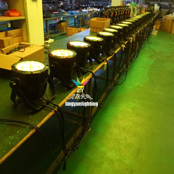 24PCS 12W RGBW Outdoor Lighting Waterproof LED PAR Can