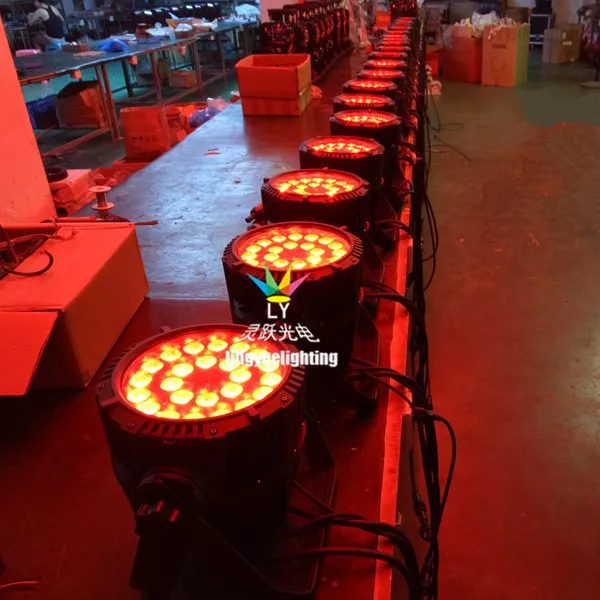 24PCS 12W RGBW Outdoor Lighting Waterproof LED PAR Can