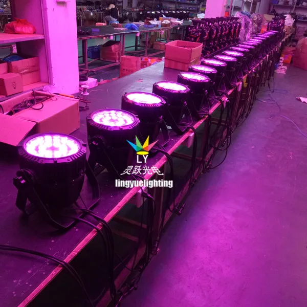 24PCS 12W RGBW Outdoor Lighting Waterproof LED PAR Can