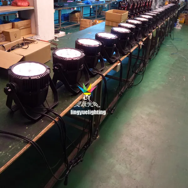 24PCS 12W RGBW Outdoor Lighting Waterproof LED PAR Can