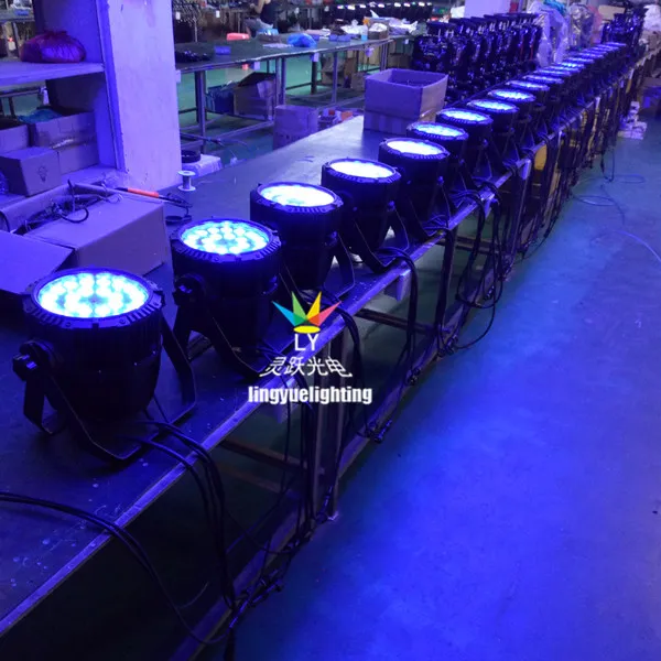 24PCS 12W RGBW Outdoor Lighting Waterproof LED PAR Can
