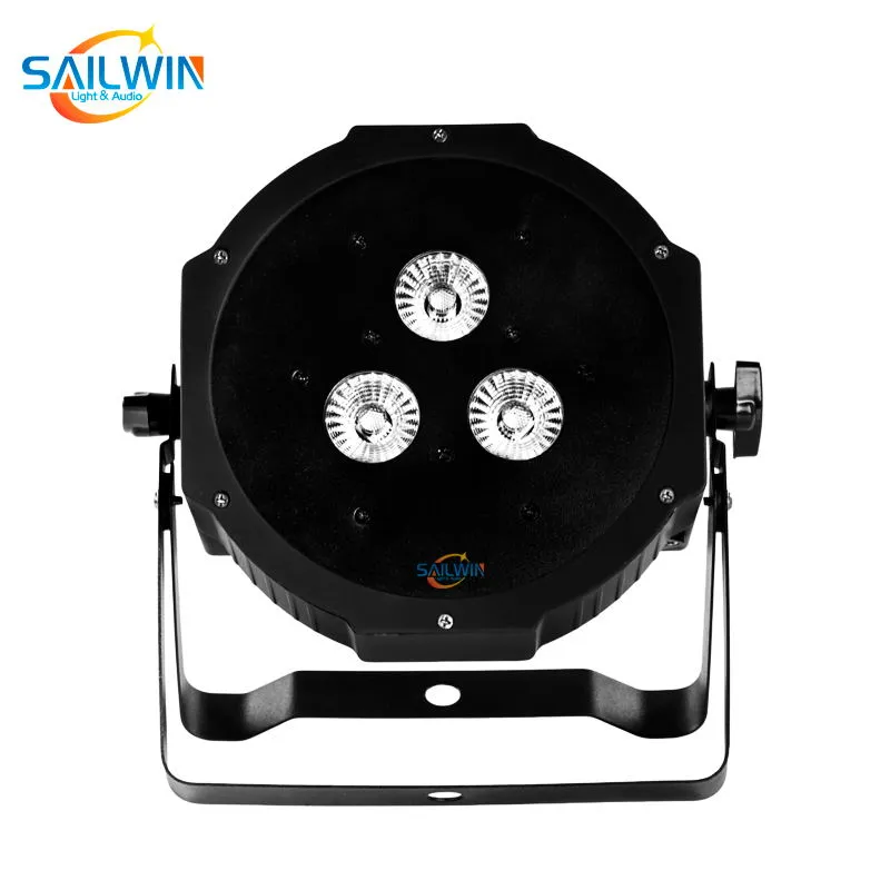 3PCS 18W LED PAR Light Rgbaw UV LED Mega PAR Light Stage PAR Projector