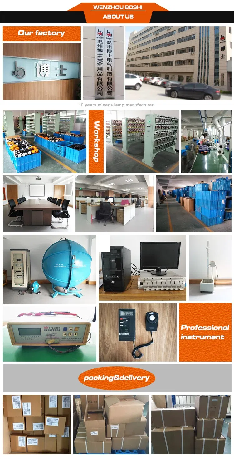 3W 6600mAh 350mA 16h Miner′s Lamp Kl5lm (B)