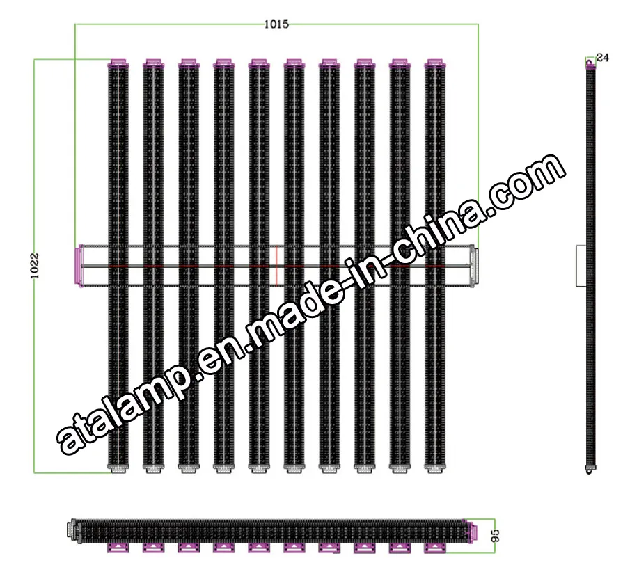 50W/75W/80W/100W/150W/300W/400W/450W/500W/600W/650W/700W/800W/900W/1000W/1200W/1500W Full Spectrum LED Plant Grow Light