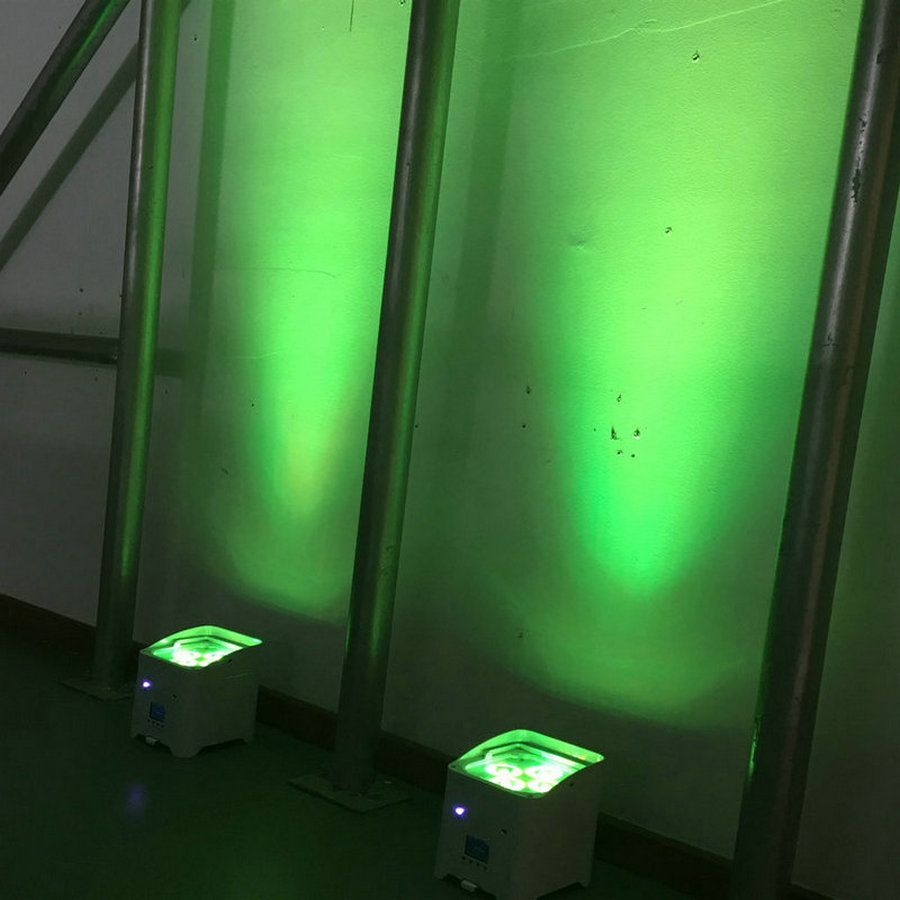 6*18W 6in1 Rgbaw UV Battery Powered APP Mobile LED PAR Light
