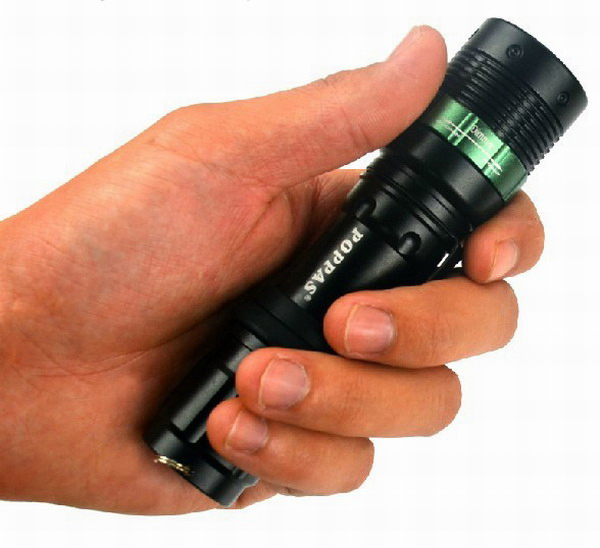 Aluminum 150lumens Q5 Zoom LED Torch Light
