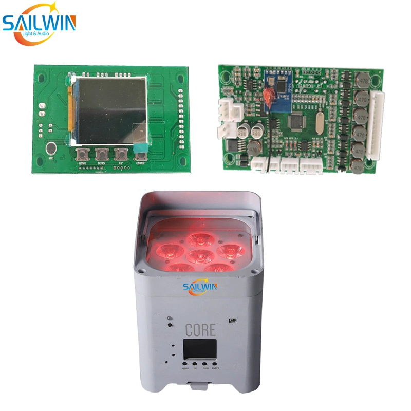 Battery Powered LED PAR Light PCB Motherboard 6/ 10CH