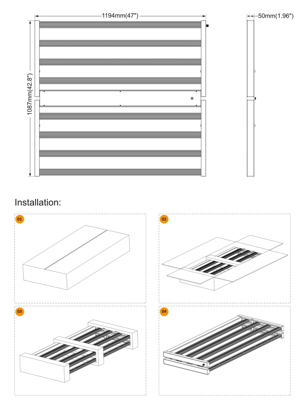 BLE Dlc ETL Certified 5-Year Warranty Commercial Dimmable Greenhouse 660W Full Spectrum Samsung Osr LED Grow Light