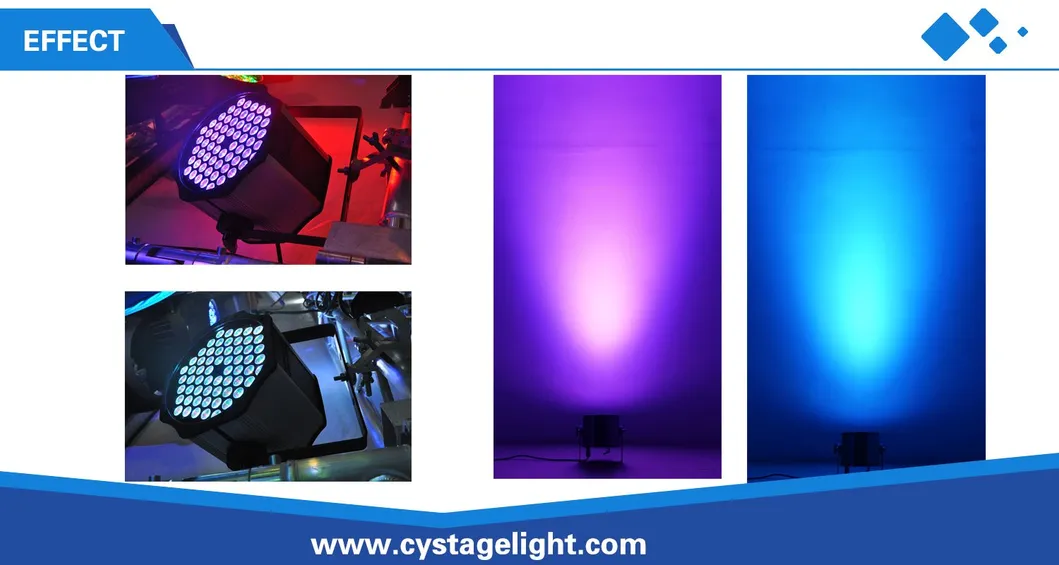 China 60*3W LED RGB 3in1 Stage DJ PAR Can Light
