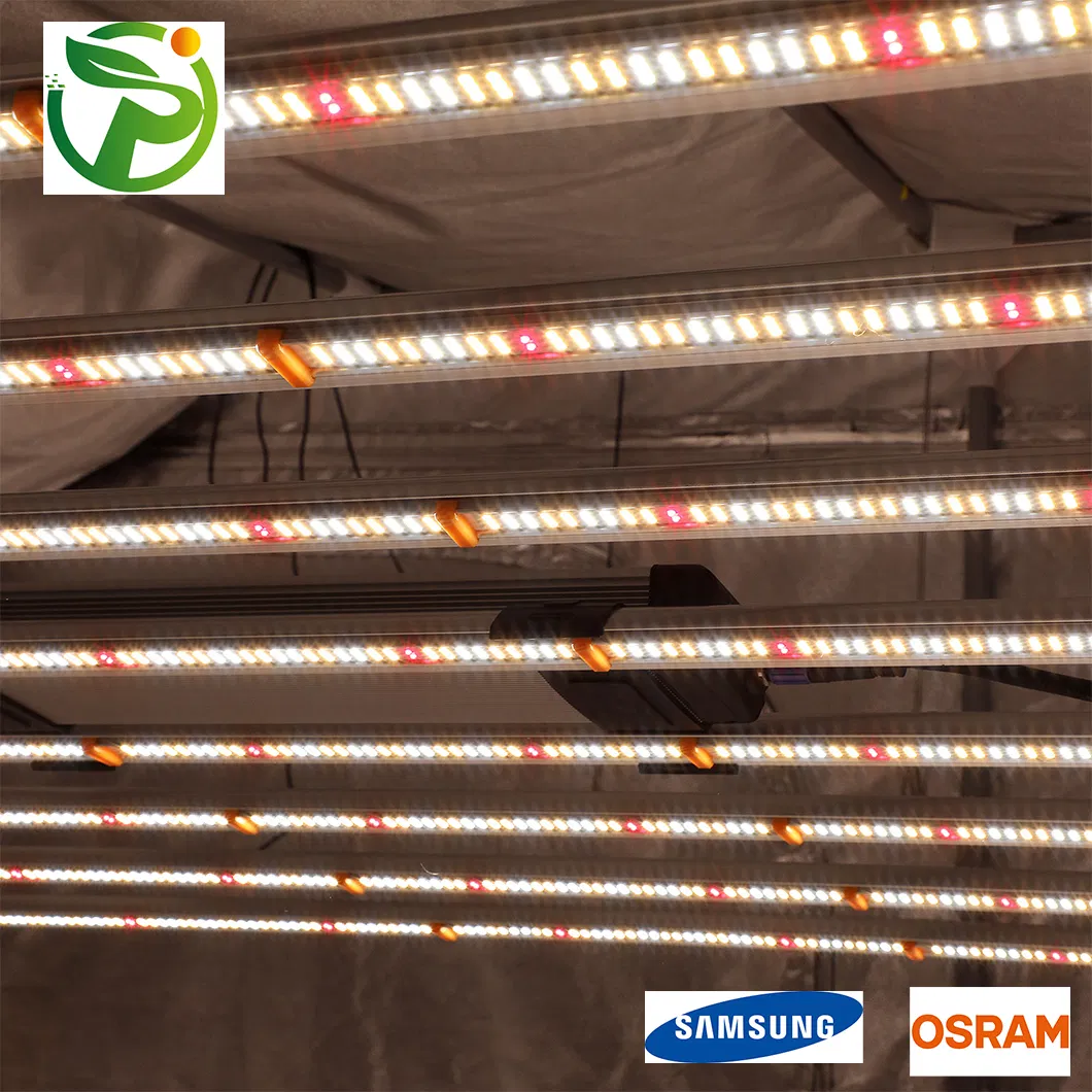 China Factory Wholesale 1000W Watt Full Spectrum Samsung Greenhouse Hydroponic Systems Plant Lamp 8 Bar LED Grow Light