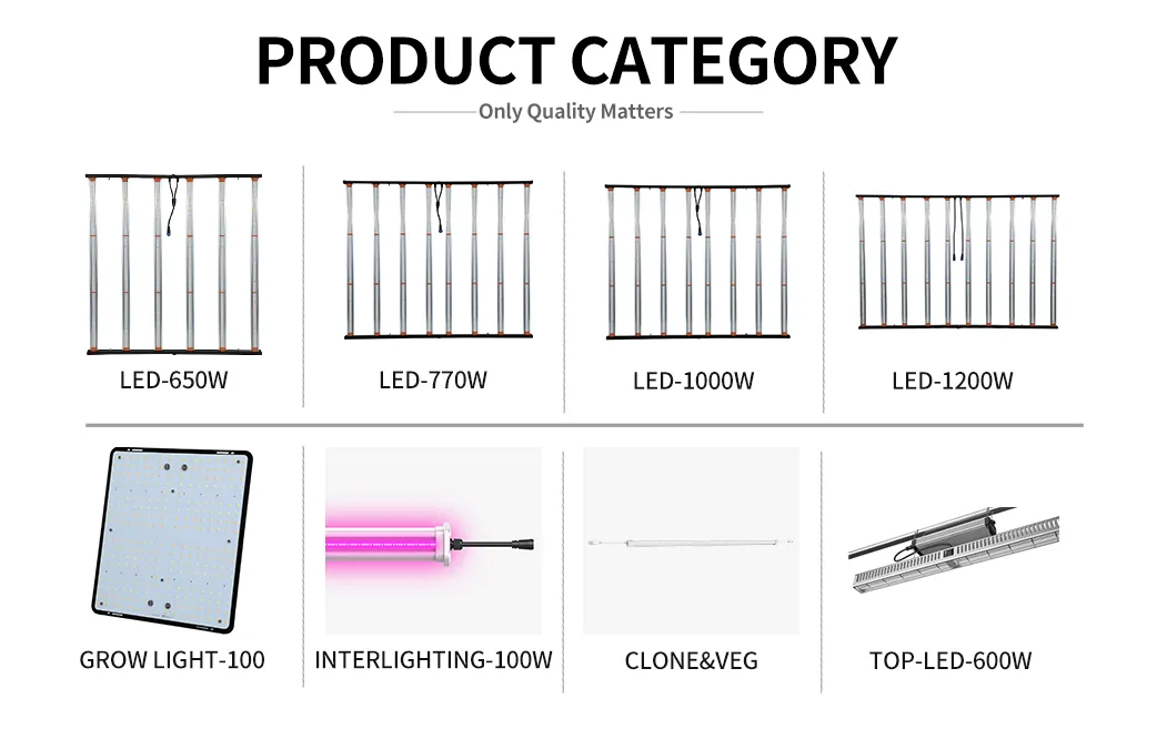 China Factory Wholesale 1000W Watt Full Spectrum Samsung Greenhouse Hydroponic Systems Plant Lamp 8 Bar LED Grow Light