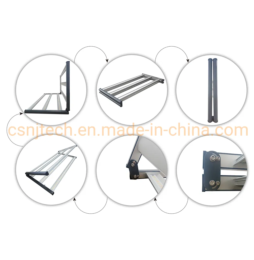 Csnj Tech Beautiful Designing Spydr Type Full Spectrum LED Grow Bar Light (G630 630W) for Growing Daisy Chain
