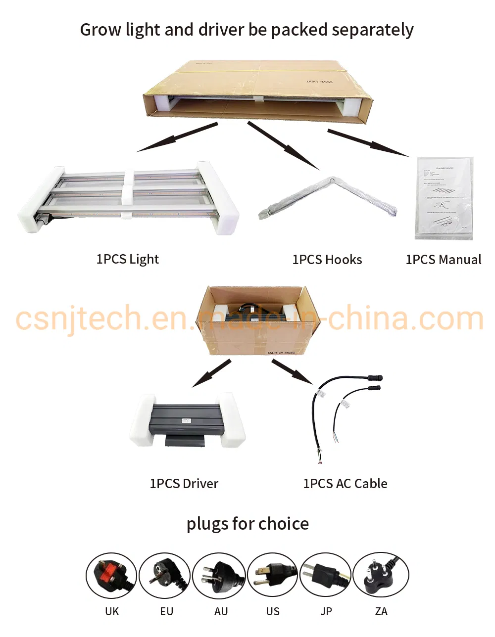 ETL Certified Commercial Full Spectrum Best LED Grow Bar Lights 8bars 800W for Plants 0-10V Dimmable Daisy Chain