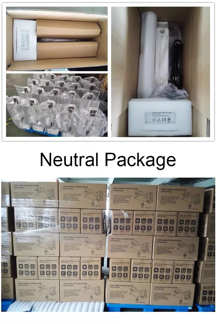 Fluorescent De Grow Light System