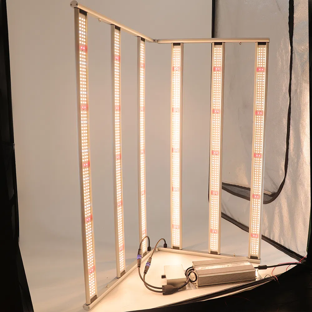 Folding 240W 480W 600W Full Spectrum LED Grow Lights for Indoor Plants Growing Flower