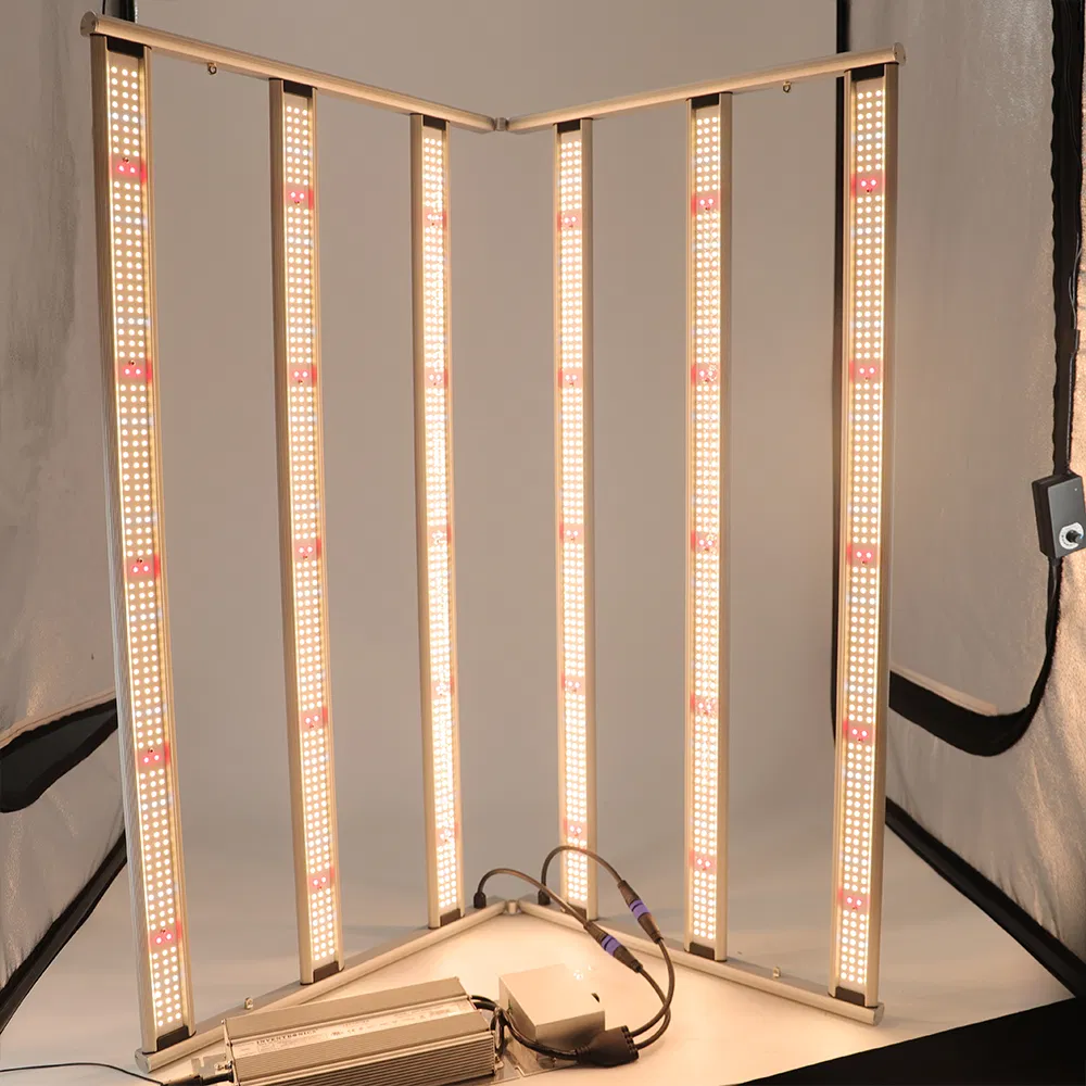 Folding 240W 480W 600W Full Spectrum LED Grow Lights for Indoor Plants Growing Flower