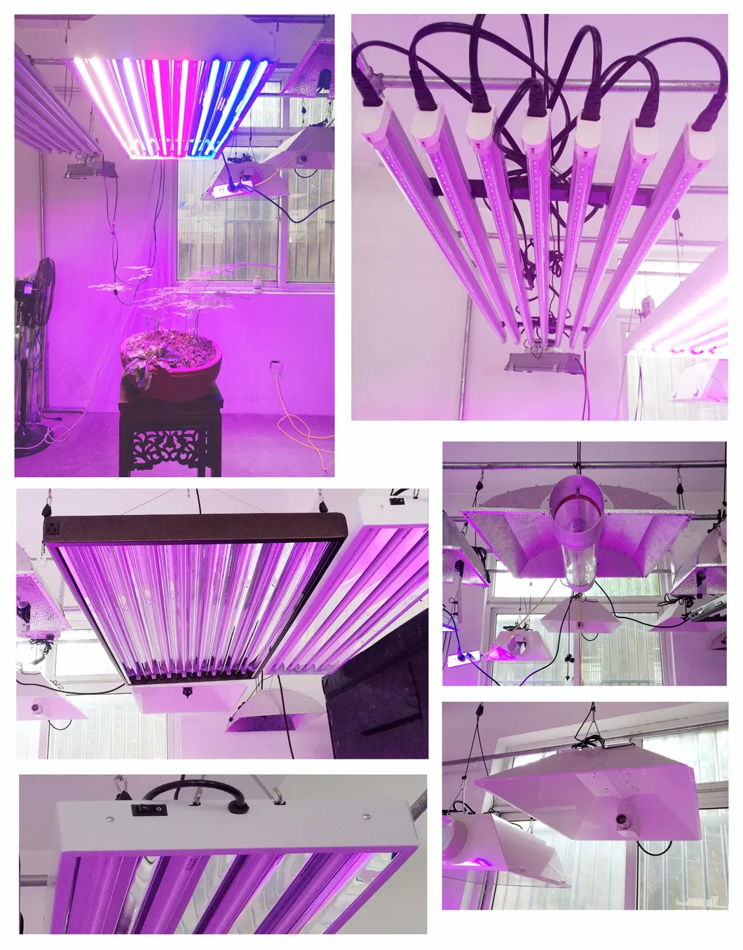 Full Spectrum LED Grow Light Model S 4 Bars 500W