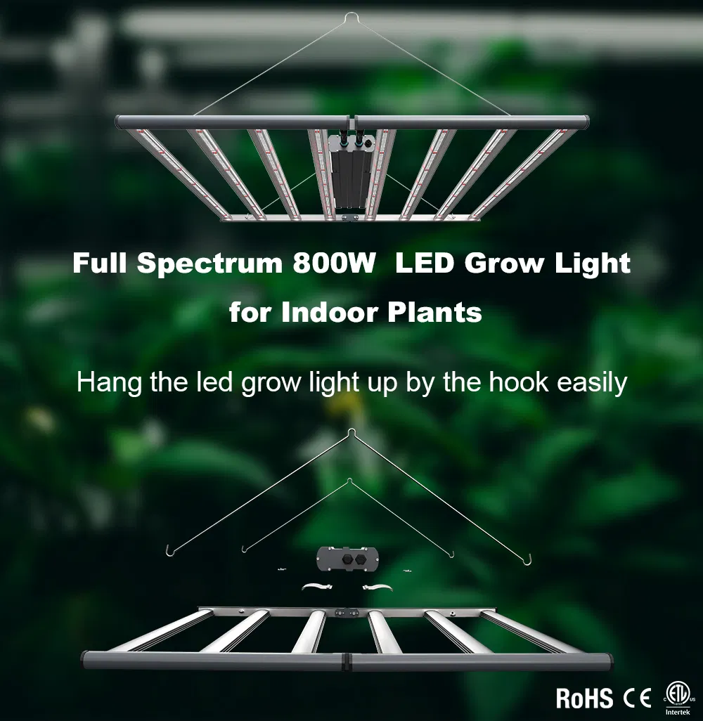 High Performance Vertical Farming 800W 1000W 8 Bars Plant Light Samsung 301b 301h Grow Lamp LED Full Spectrum Grow Lights