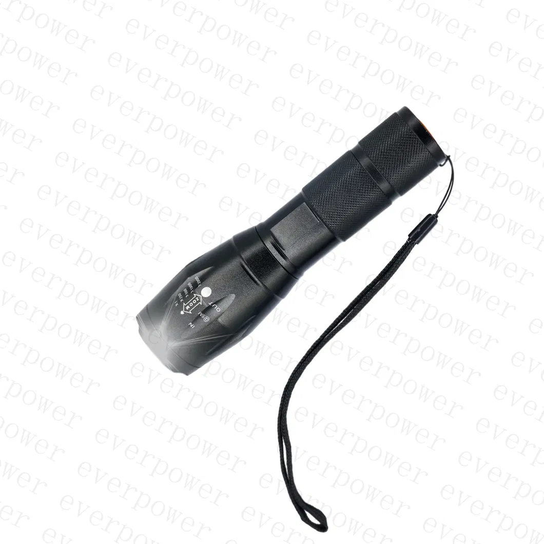 High Power Aluminum Tactical Zoomable CREE T6 LED Torch
