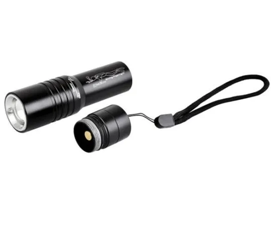 High Power T6 Rechargeable LED Aluminum Diving Flashlight Zoomable Diving Torch Light with 3 Work Modes