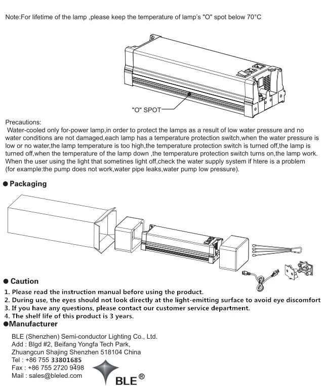 High Ppfd BLE Full Spectrum LED Grow Light for Plants Growing
