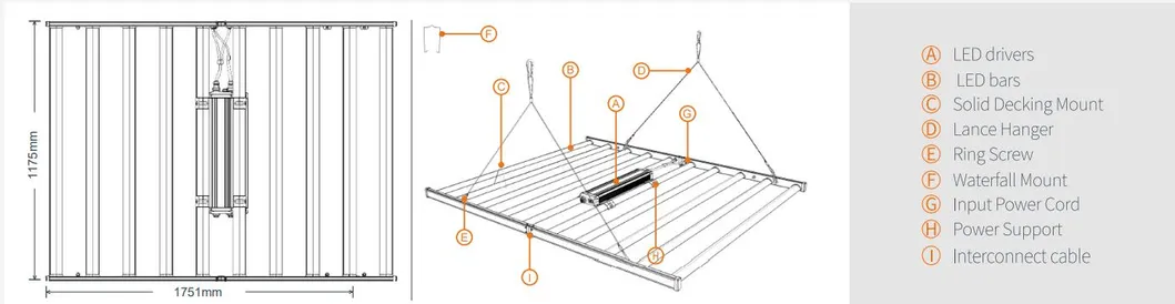Hydroponic Horticulture Indoor Plant Growth Strip Lamp Bar Full Spectrum LED Grow Lights