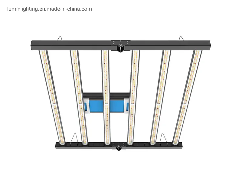 IP65 Knob Dimmable with Rj14 300W Samsung Lm301h Foldable LED Grow Light for Vertical Farm