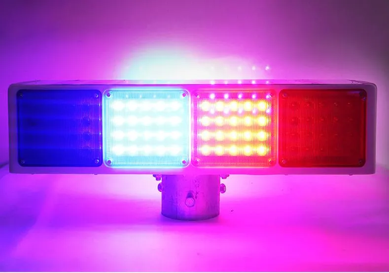 IP68 Road Safety Lamp Solar Burst Flash Lamp Single Solar Powered LED Traffic Warning Light