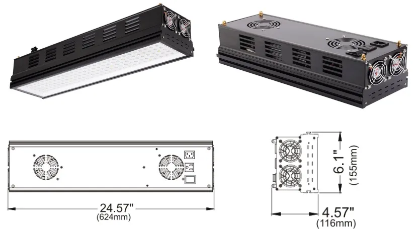 LED Grow Light Taotronics Greenhouse Plant Cultivation