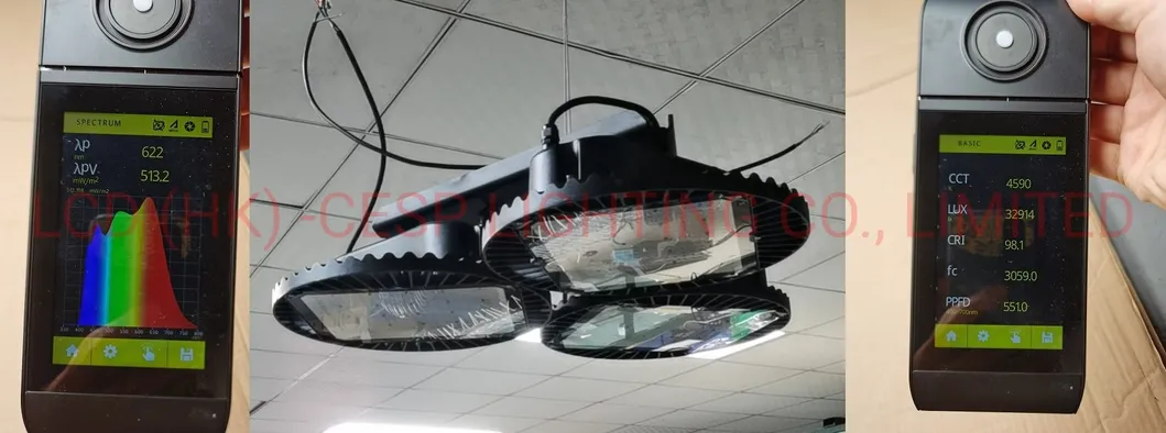 LED Light Linear Slim Growing LED Lighting 300W 220V 50/60Hz Water Proof IP65 for Commercial Greenhouse Growing Lighting Lamp Horticulture Flood Light