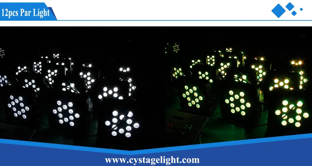 LED PAR Can 18*3W LED Flat PAR Stage Effect Light