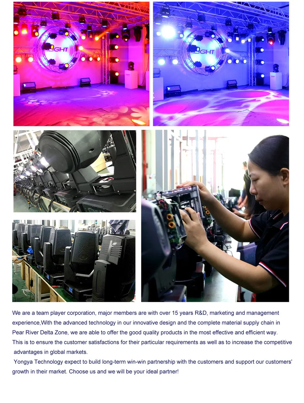 LED PAR Can Light RGBWA+UV 6in1