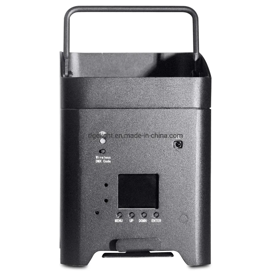 LED PAR Can Light Wireless Battery Powered LED Uplights 6X18W Rgbawv 6-in-1 LED PAR Light