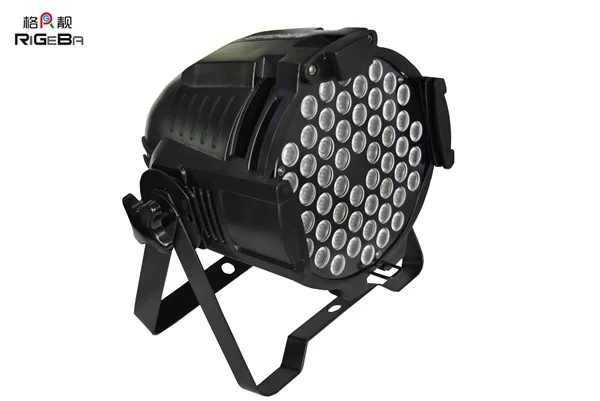 LED PAR64 54X1w RGBW Plastic Wash Color PAR Can Light