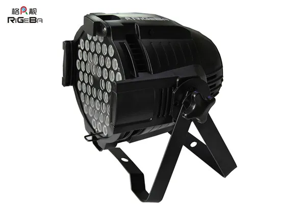 LED PAR64 54X1w RGBW Plastic Wash Color PAR Can Light