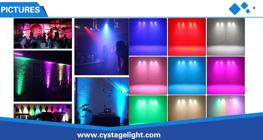 LED Stage Party Lighting 4*50W Wall Washer Machine Ww Cw/RGBW