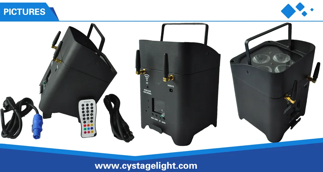 Mobile Control 4X15W 6in1 Battery-Operated Wireless Mini LED PAR Light