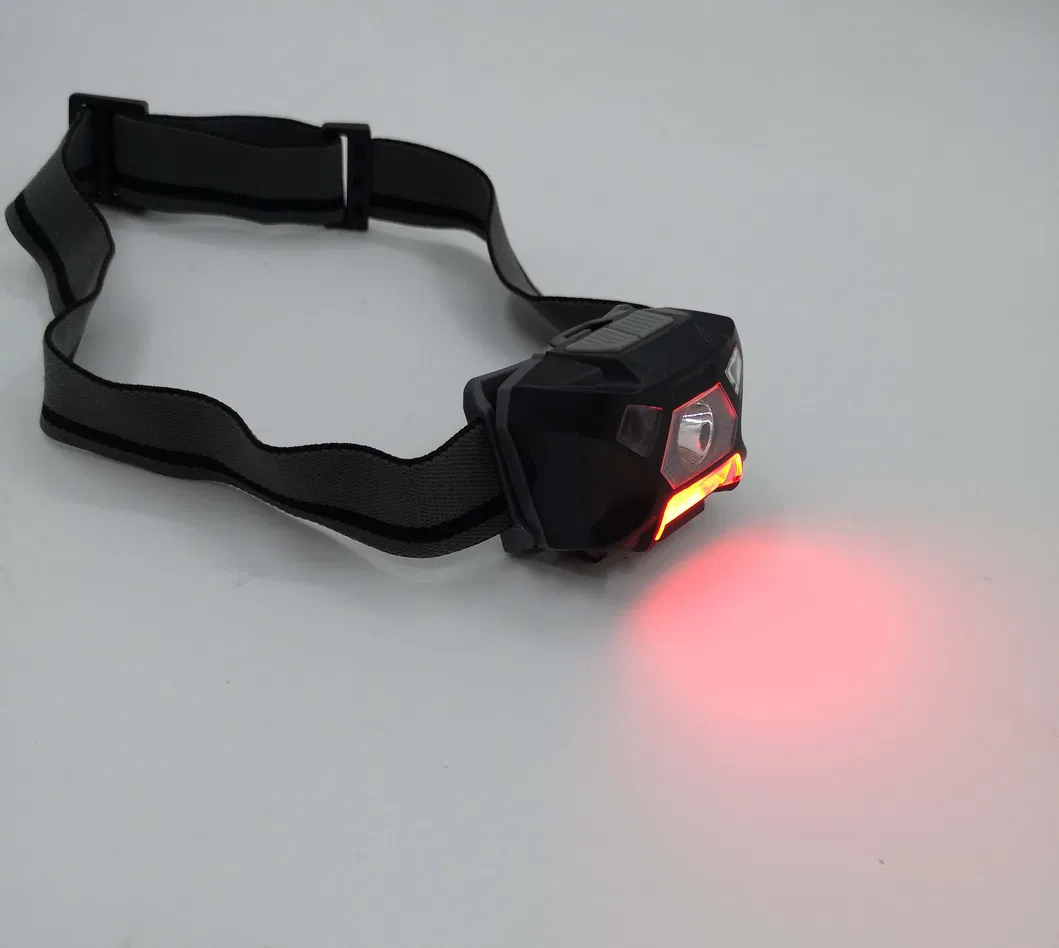 Motion Sensor 3AAA LED Headlamp for Camping