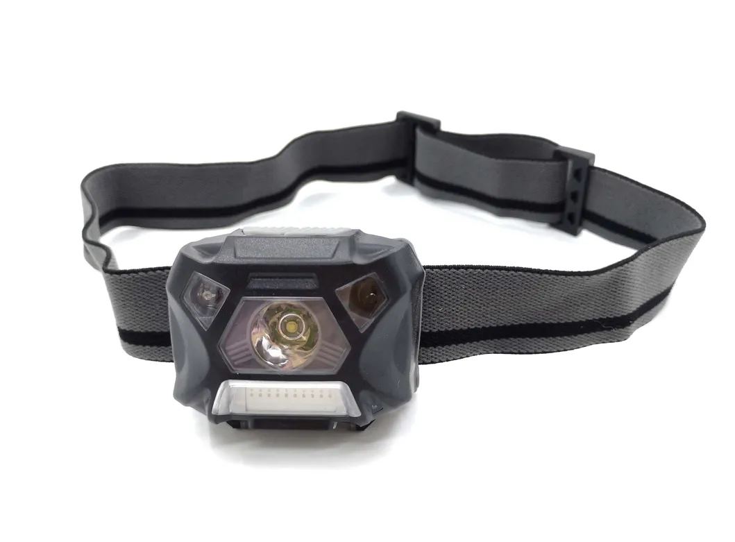 Motion Sensor 3AAA LED Headlamp for Camping