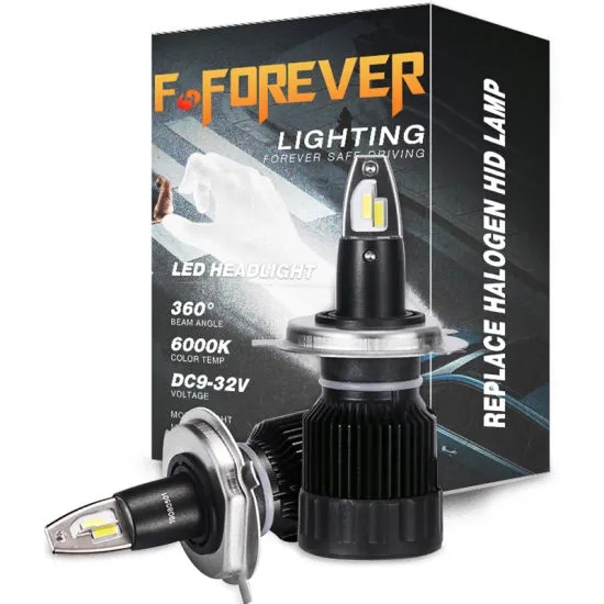 New Car Accessory 1 Year Warranty All in One Design Mini Size H4 H1 H3 H11 H13 880 9005 Hb4 9007 H7 Waterproof Focos LED CREE Auto Lamps LED Headlight