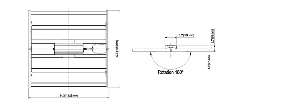 New Design Spydr Type High Yields Full Spectrum LED Grow Lamp (630W 1700umol/s) for Indoor Plants.