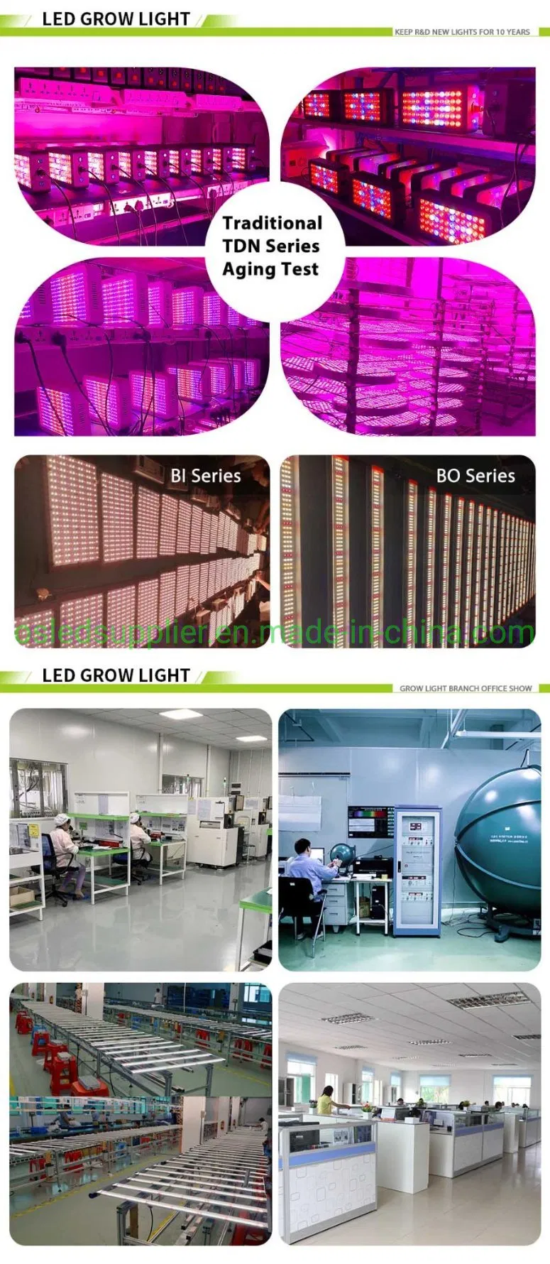 Osledgrower Newest 1000W LED Grow Light with Full Spectrum Wavelength, High Ppfd and IR Grow Lamp for 2X2FT Indoor Hydroponic Greenhouse Seeding Veg and Bloom