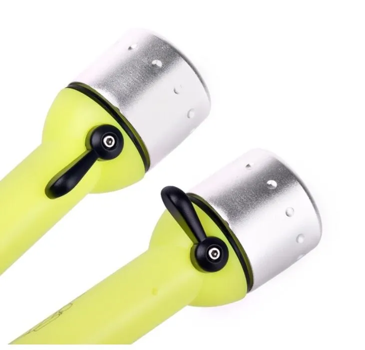 Professional Portable LED Underwater Diving Flashlight Lantern Torch Lamp Aluminum Diving Plastic LED Diving Lights with Magnetic Switch Diving 25m