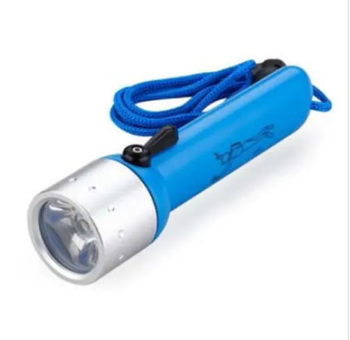 Professional Portable LED Underwater Diving Flashlight Lantern Torch Lamp Aluminum Diving Plastic LED Diving Lights with Magnetic Switch Diving 25m