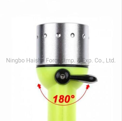 Professional Portable LED Underwater Diving Flashlight Lantern Torch Lamp Aluminum Diving Plastic LED Diving Lights with Magnetic Switch Diving 25m