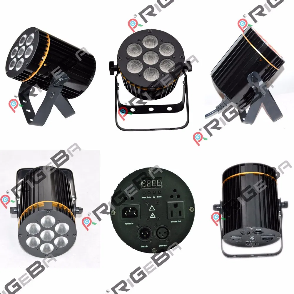 RGBW 4in1 7X8w PAR36 LED PAR Can Light for Indoor Stage
